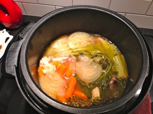 Turkey broth