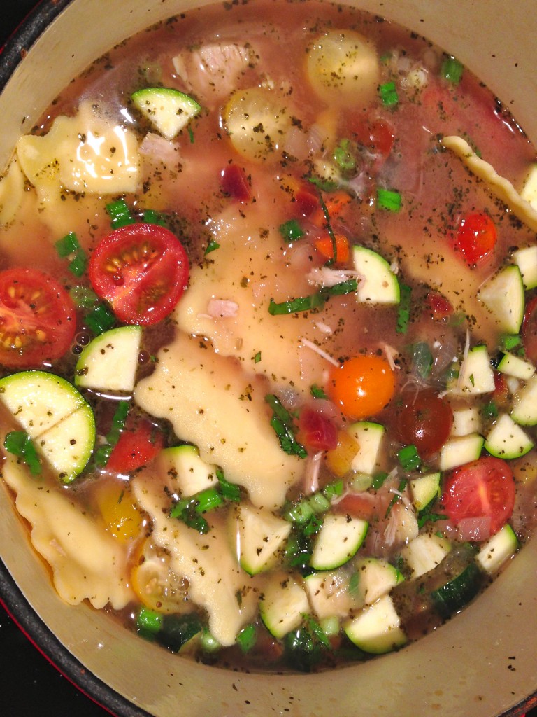 italian turkey soup