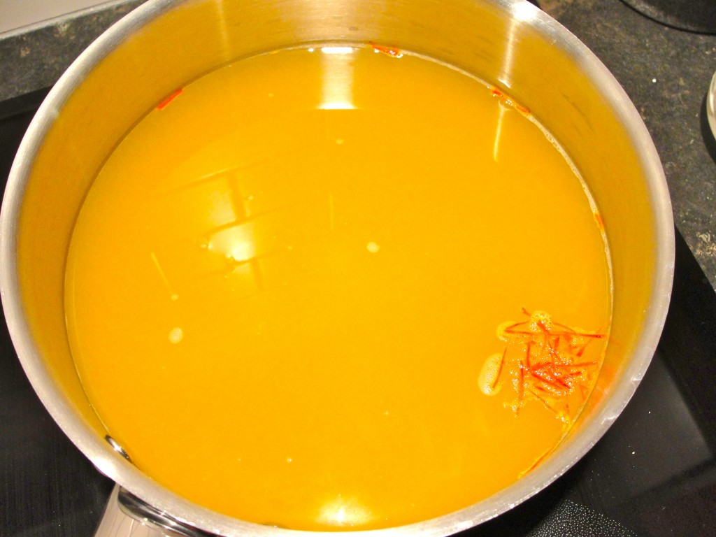 saffron broth