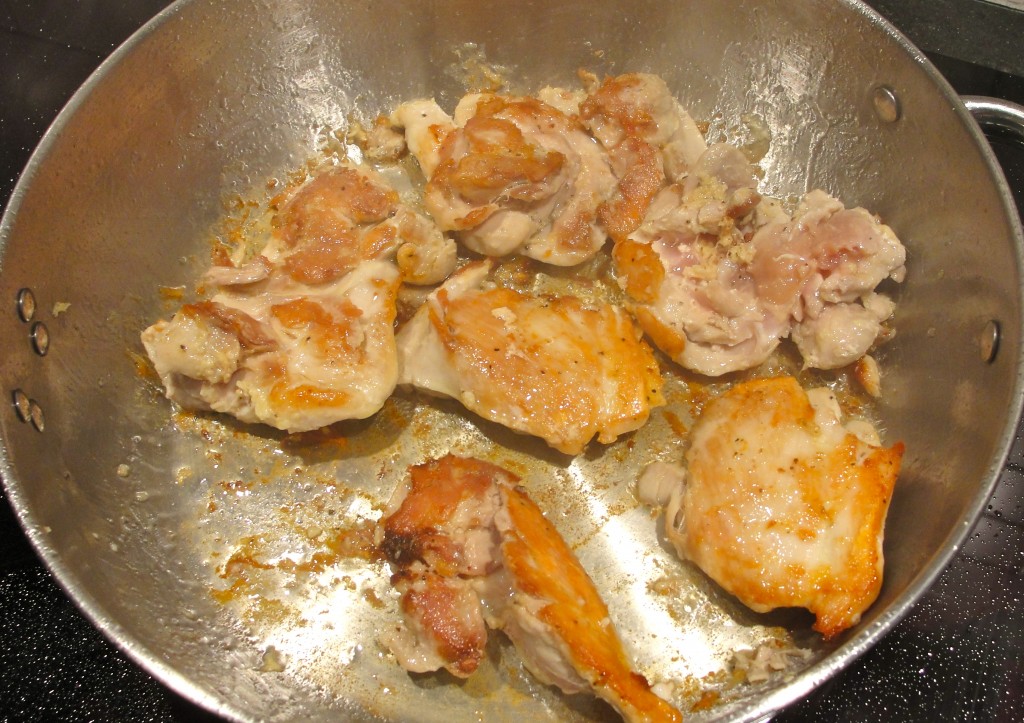 frying chicken