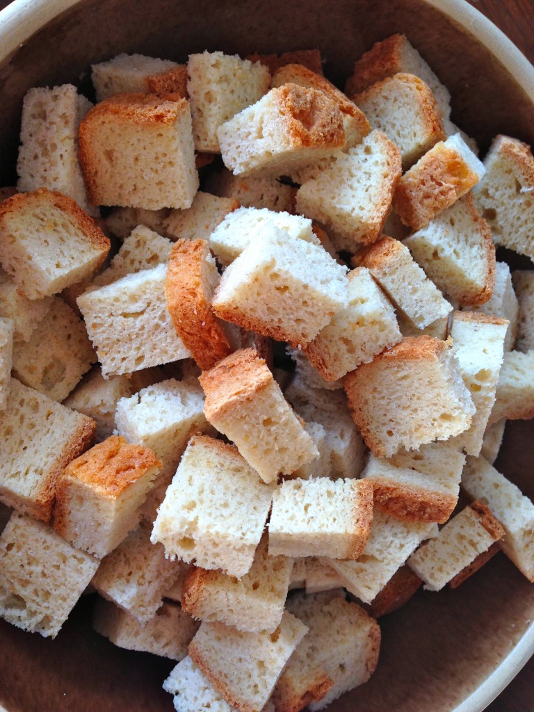 cubed bread