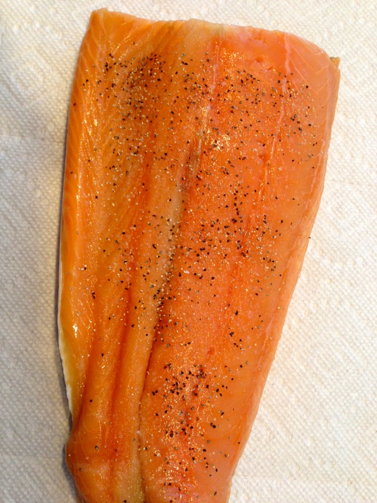 seasoning salmon