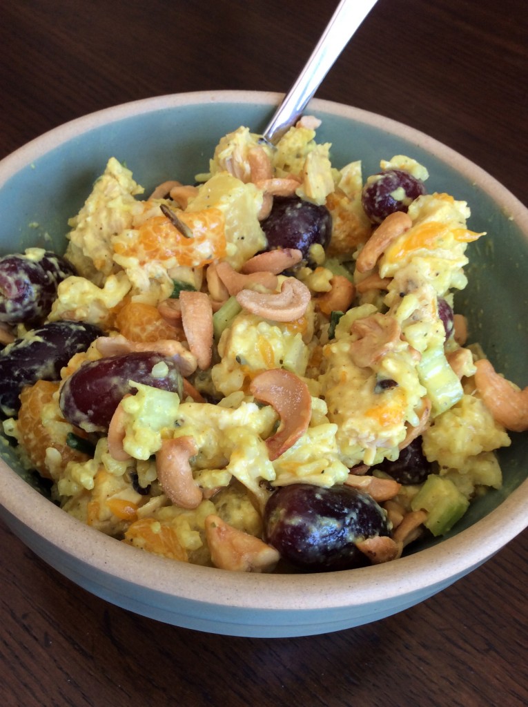 Curry, Chicken & Wild Rice Salad