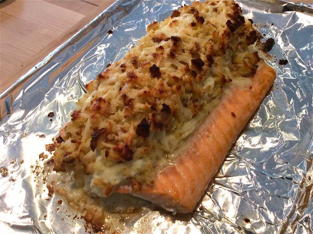 Cheese Stuffed Salmon