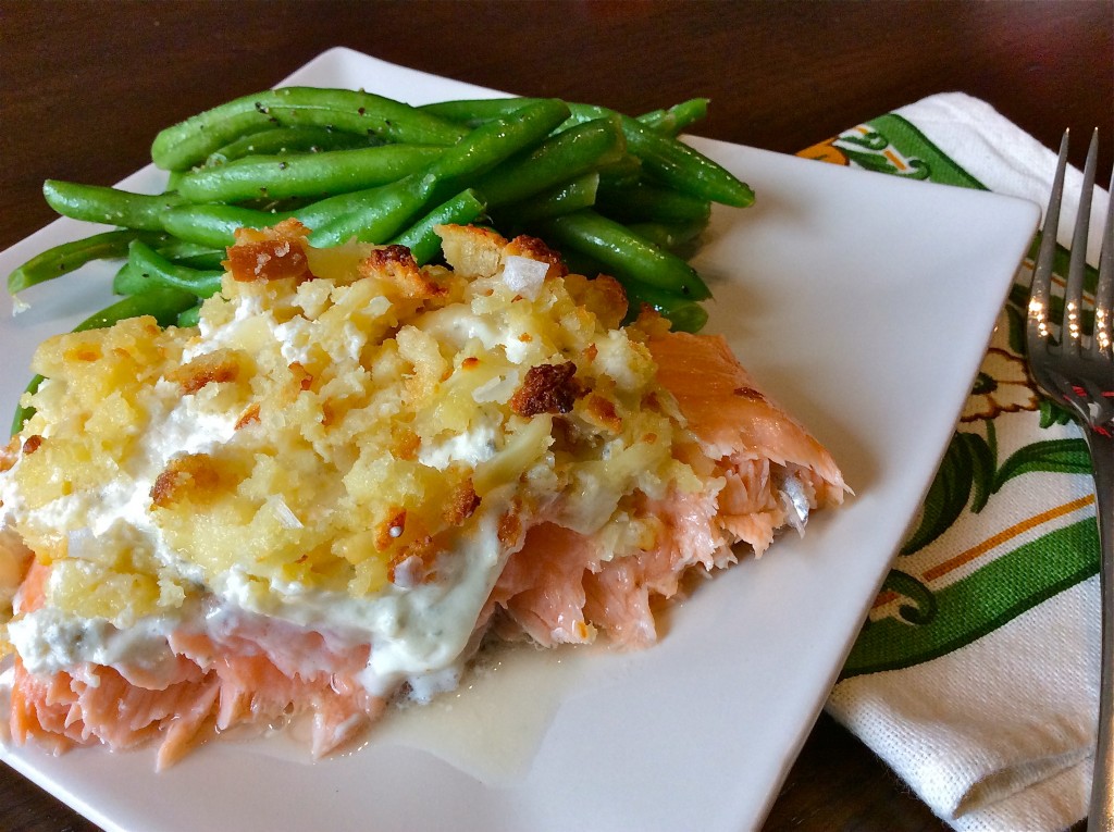 Cheese Stuffed Salmon