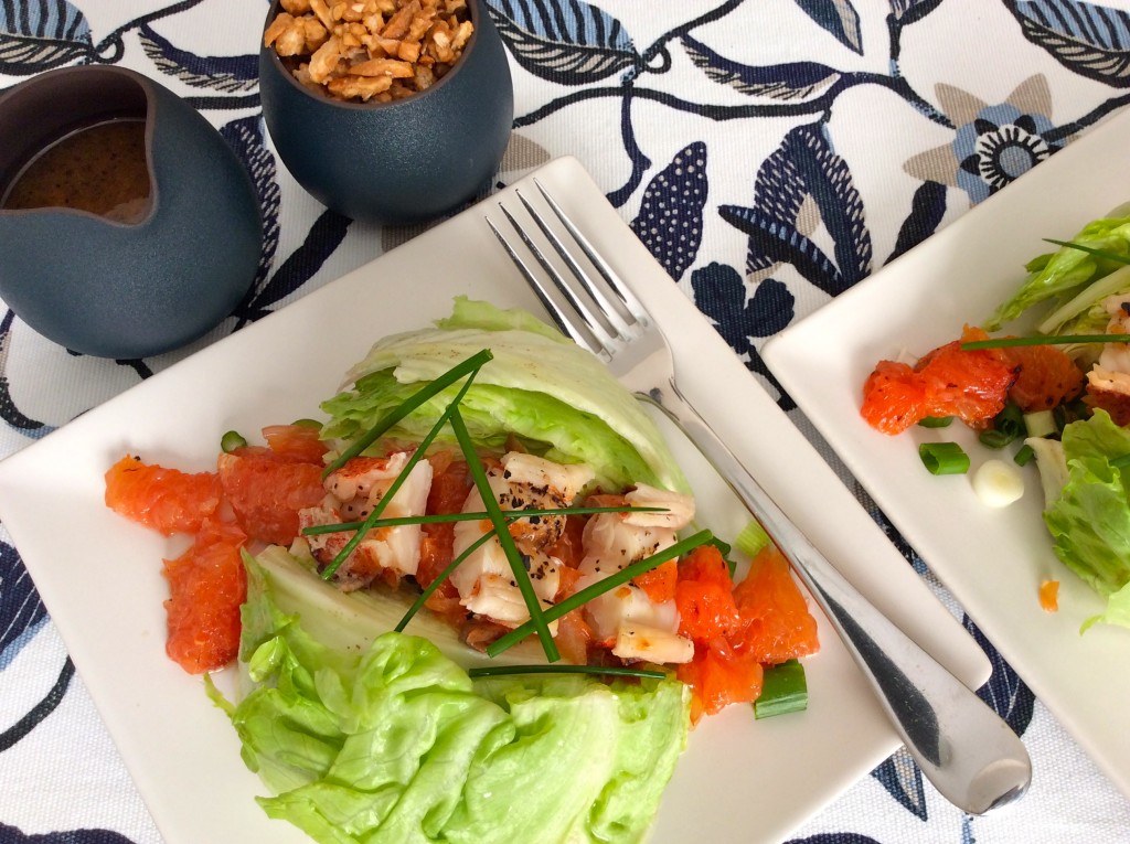 Broiled Lobster and Grapefruit Salad