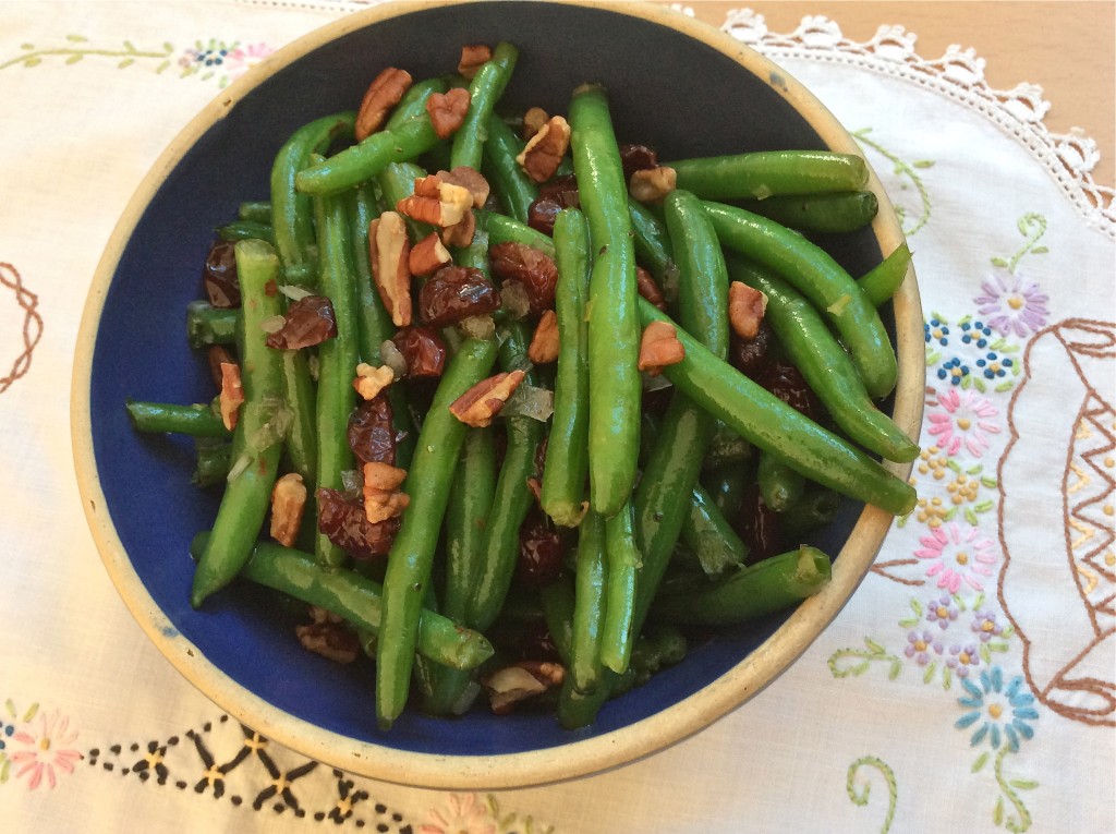 Maple-Rum Glazed Green Beans