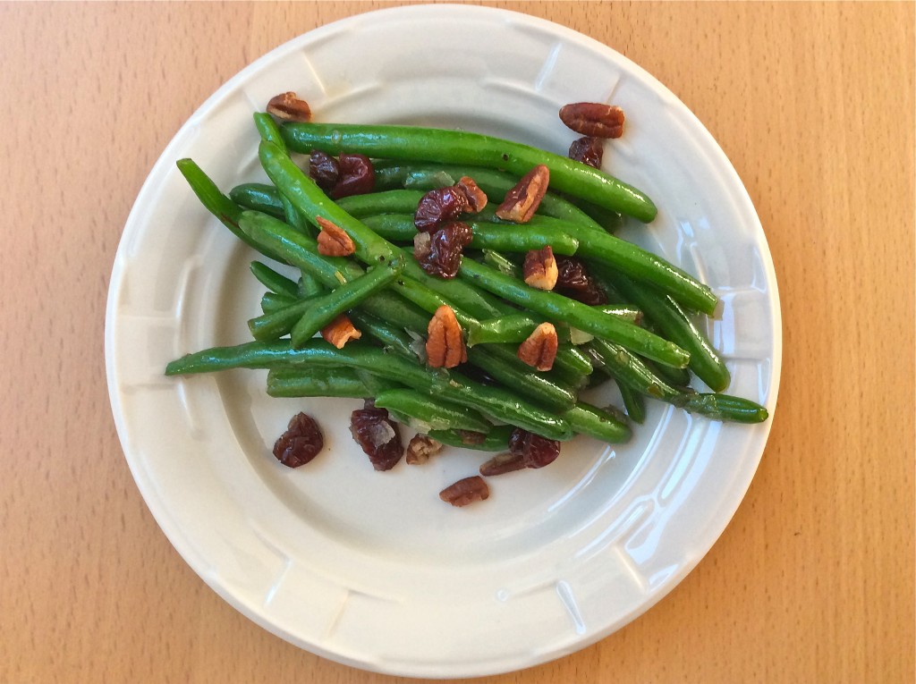 Maple-Rum Glazed Green Beans