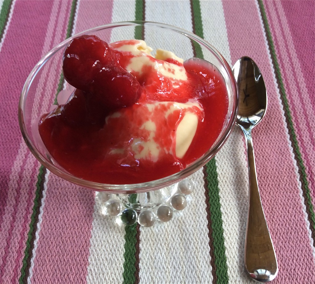 Easy Rum and Raspberry Sauce