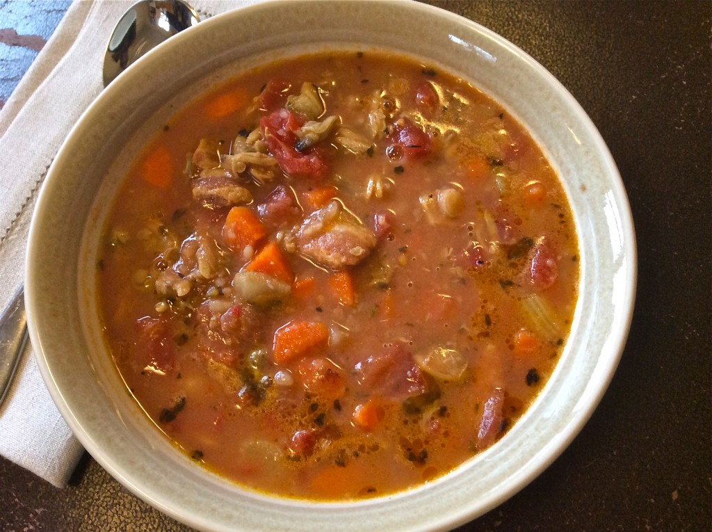 Minnesota-style Manhattan Clam Chowder