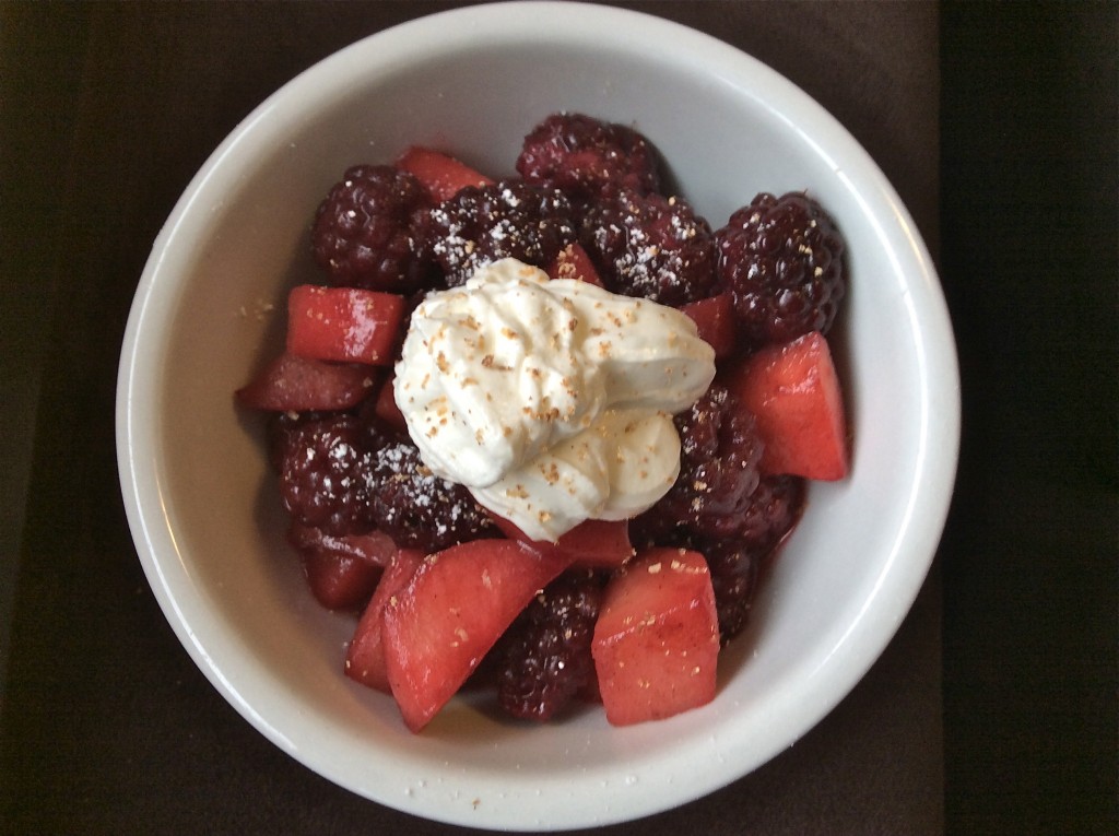 Apple and Blackberry Compote