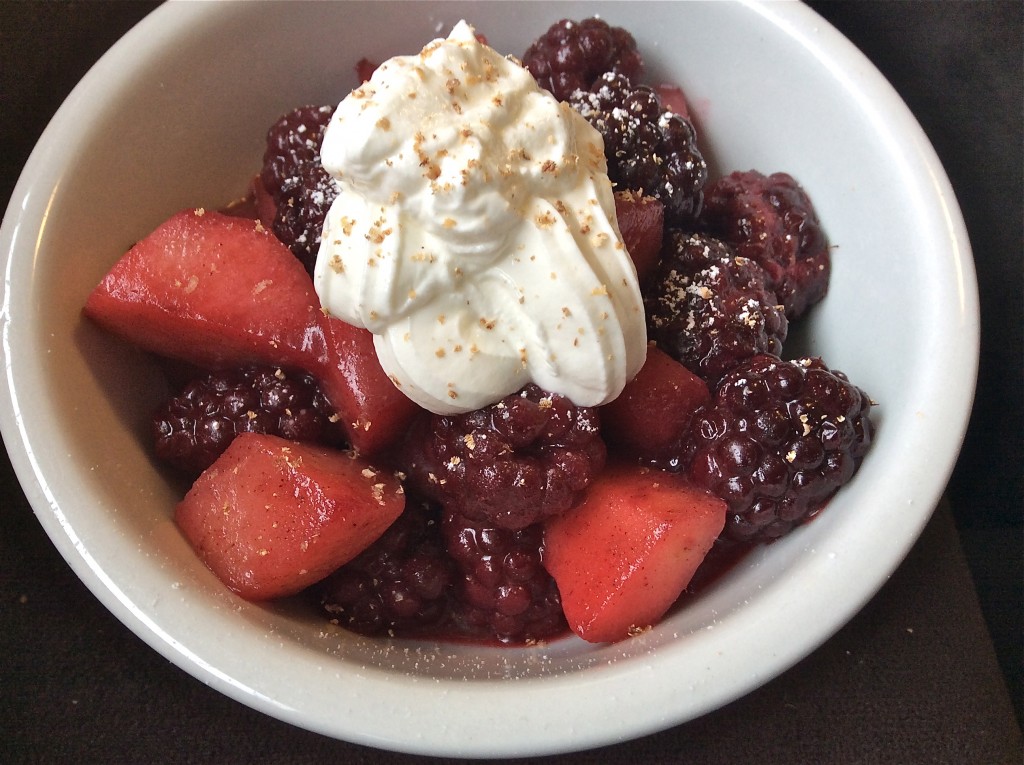 Apple and Blackberry Compote