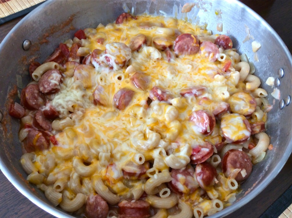 Andouille Macaroni and Cheese