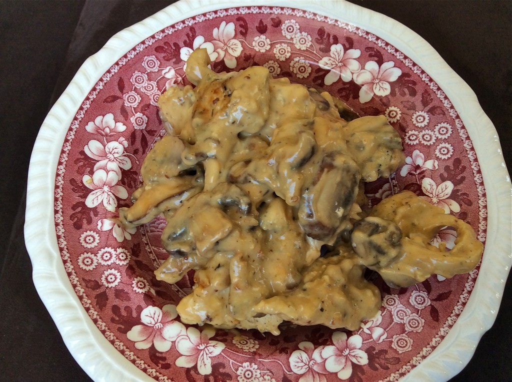 Creamy Smoked Gouda Chicken and Mushrooms