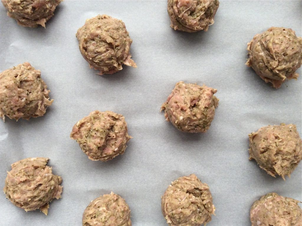 Turkey and Pesto Meatballs - Gluten and Dairy Free