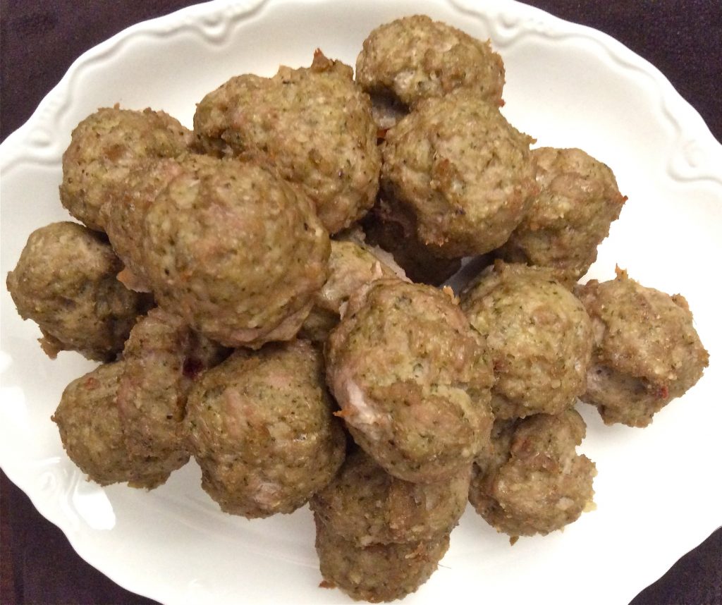 Turkey and Pesto Meatballs - Gluten and Dairy Free