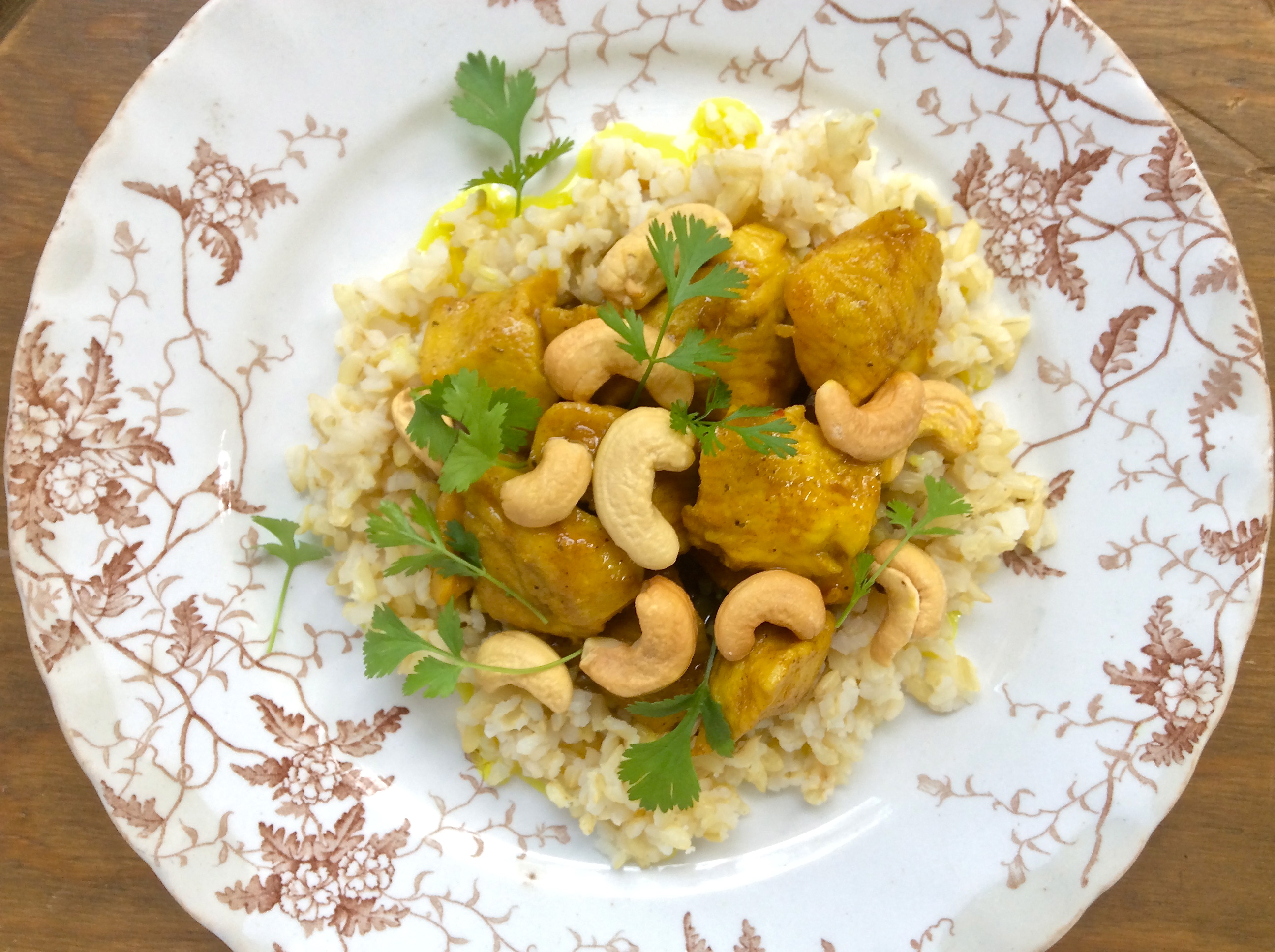 Curry Chicken and Cashews