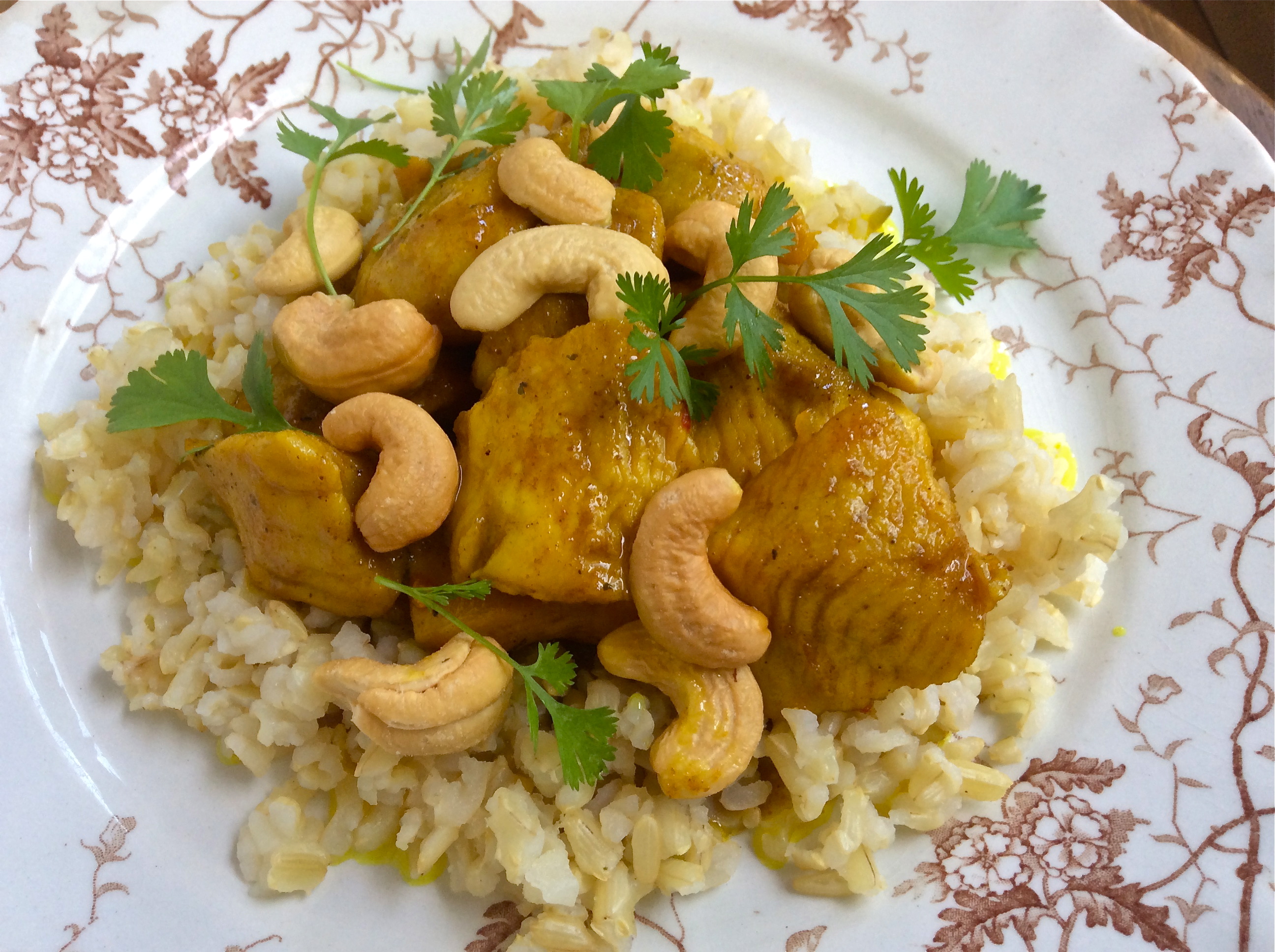 Curry Chicken and Cashews