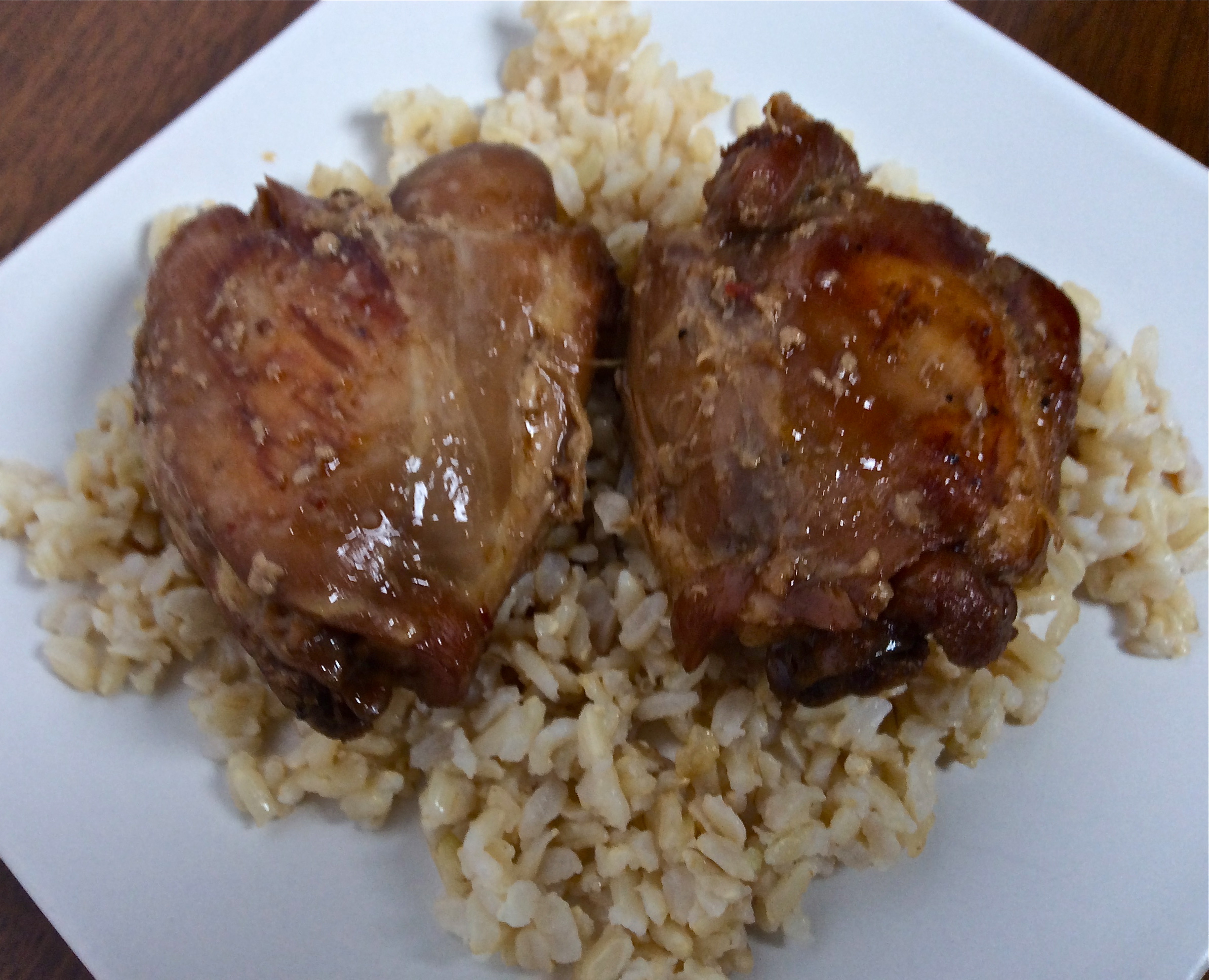 Bourbon Chicken Thighs