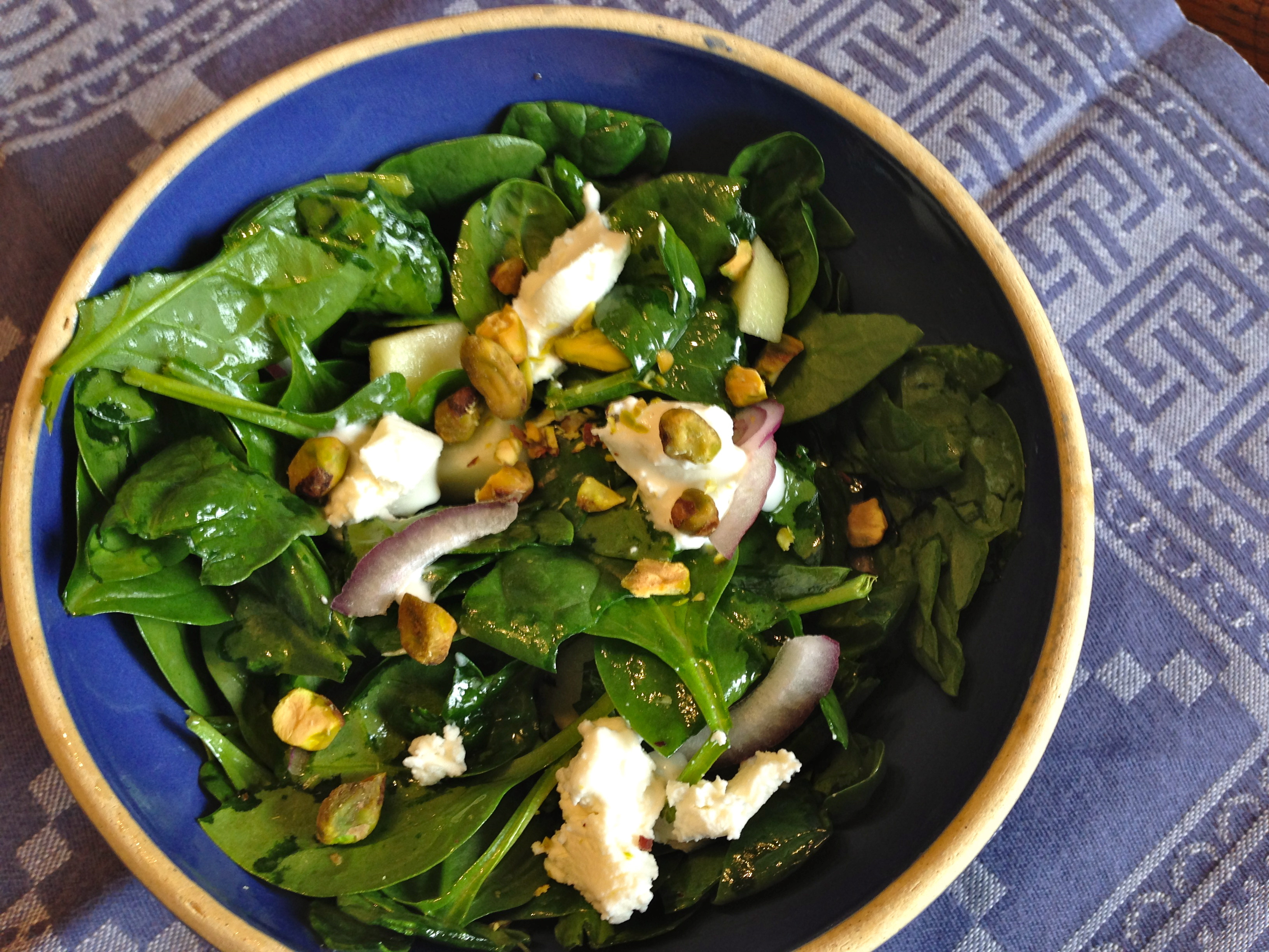 Maple Vinaigrette & Goat Cheese Salad