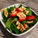 Spinach Salad with Ginger & Lime Vinaigrette