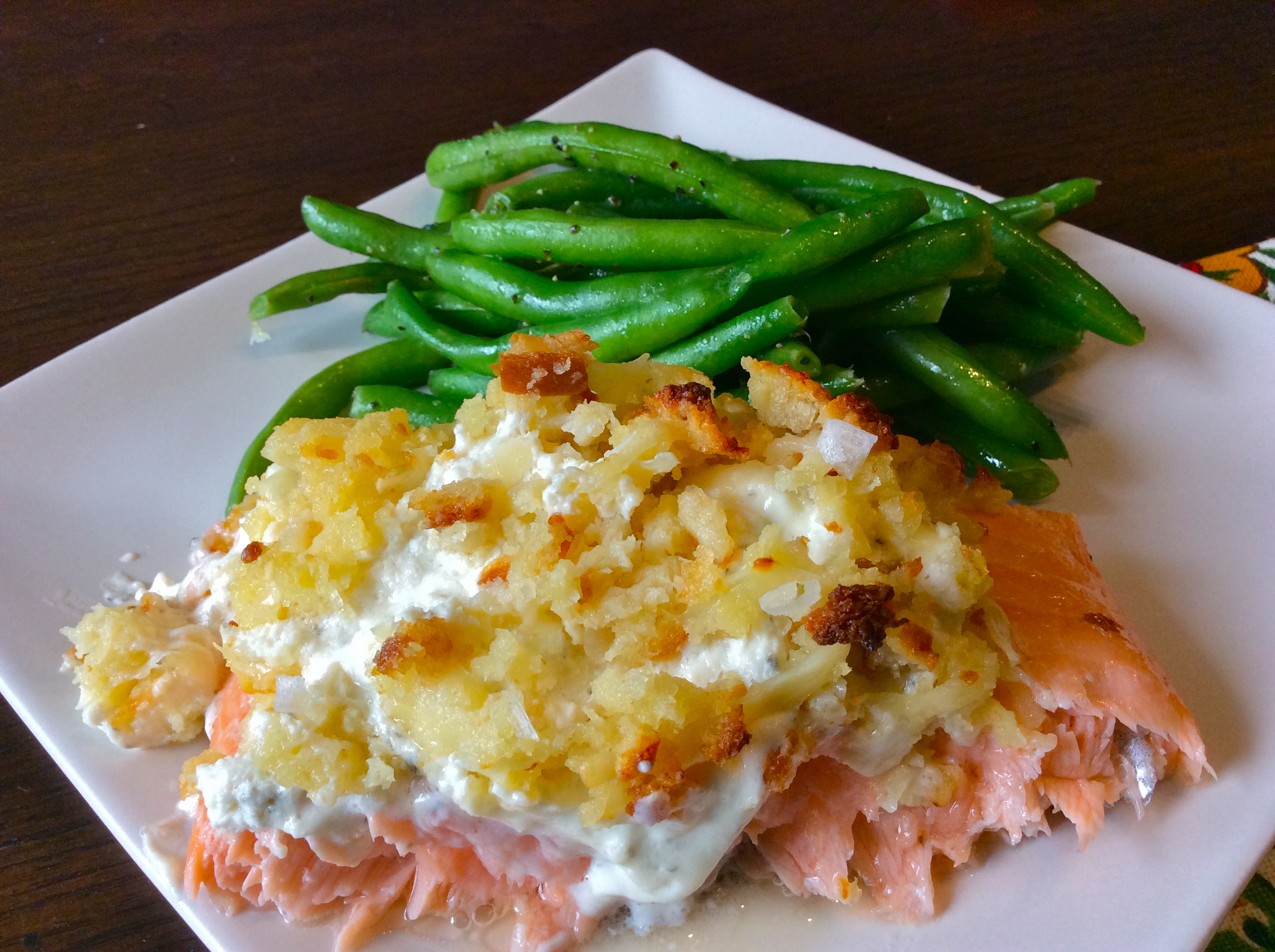 Cheese Stuffed Salmon