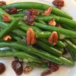 Maple-Rum Glazed Green Beans