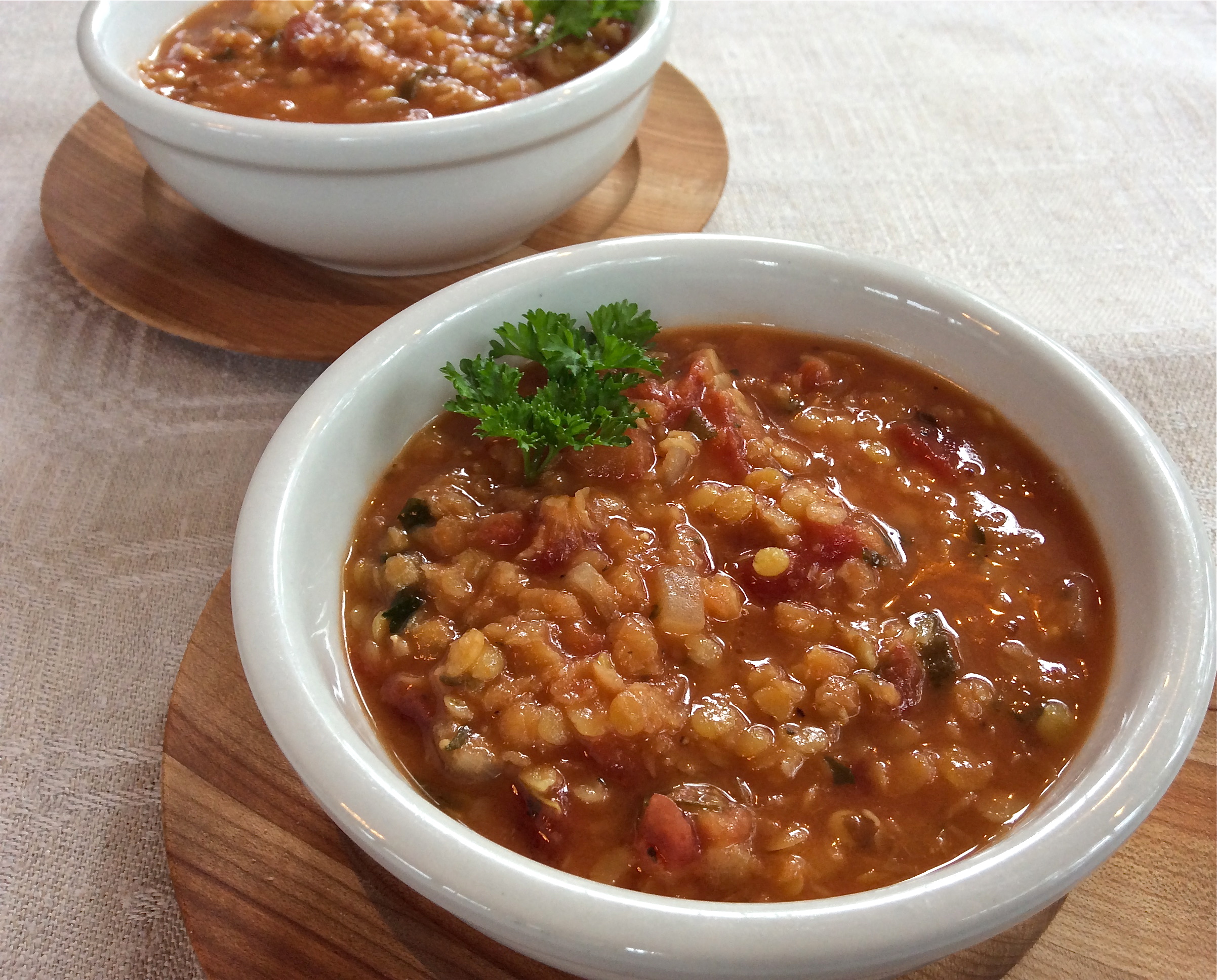 Röda Linser Soppa - Red Lentil Soup