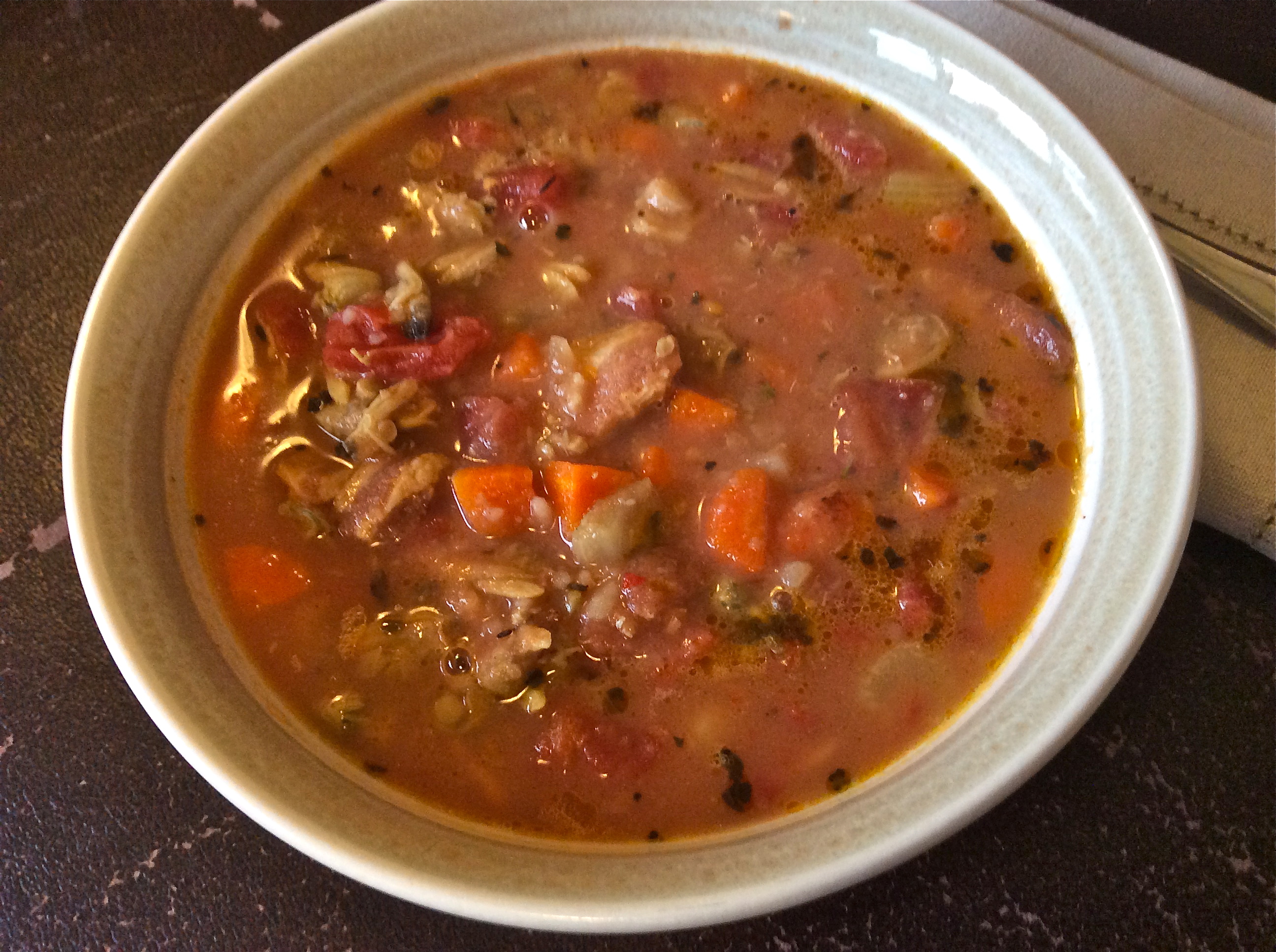 Minnesota-style Manhattan Clam Chowder