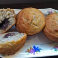 Gluten Free Banana Muffins with Nutella Bomb