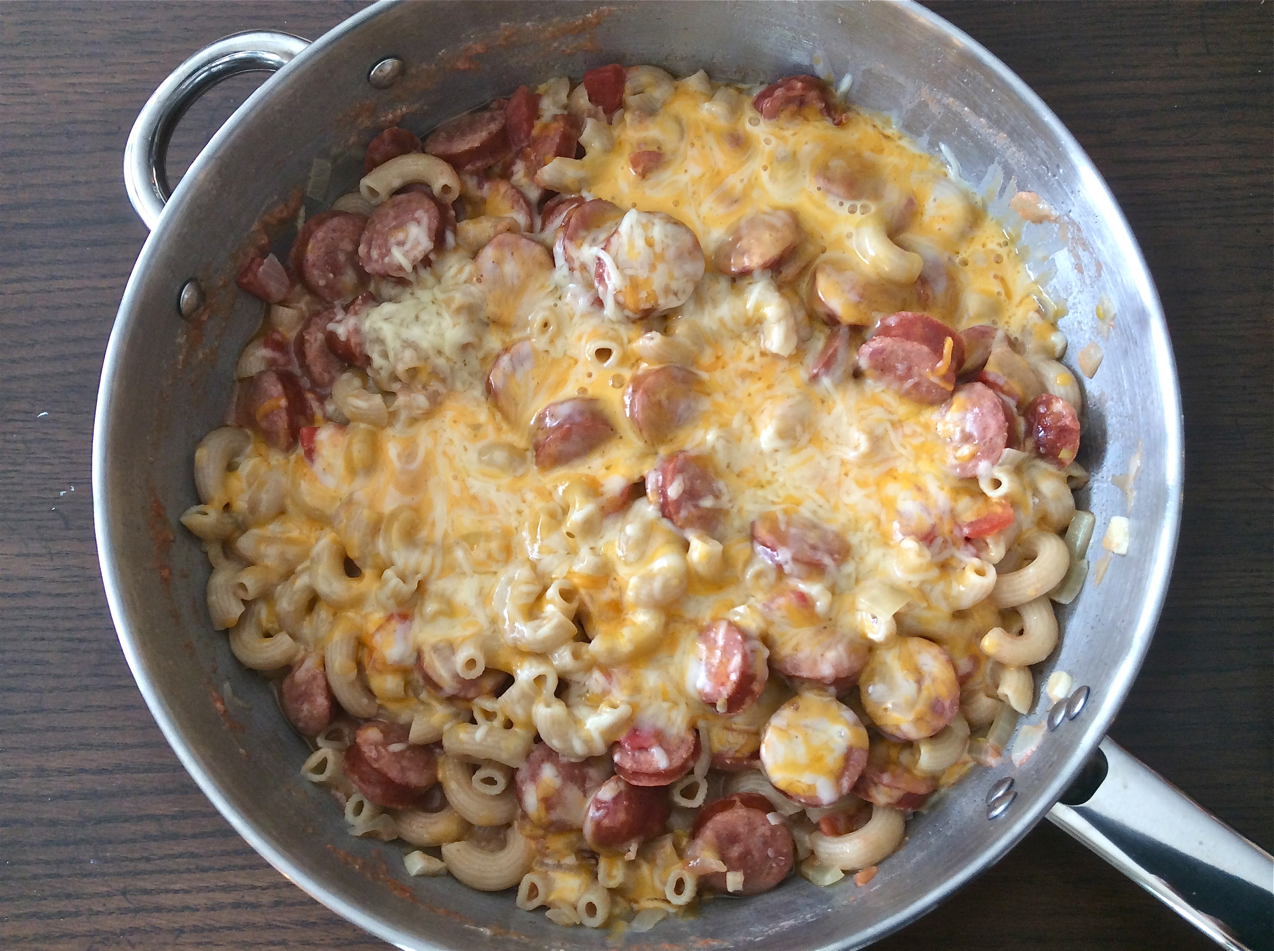 Andouille Macaroni and Cheese