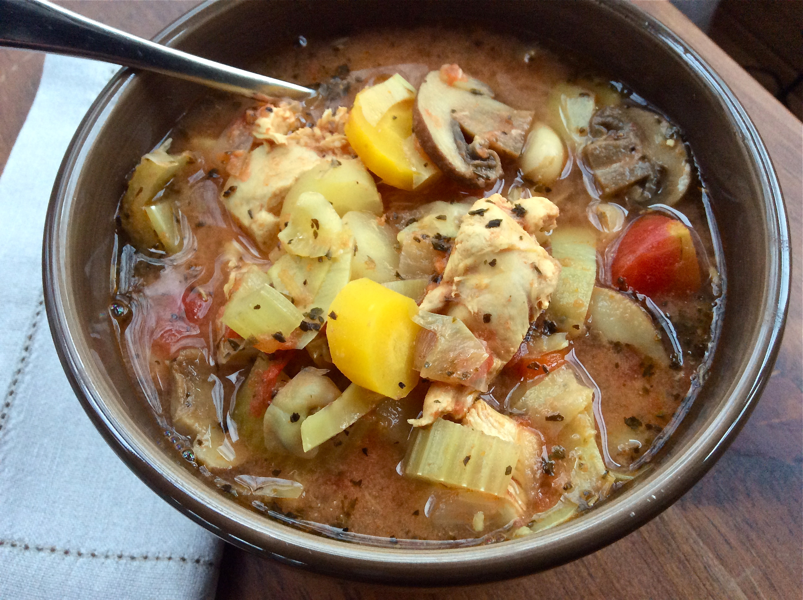 Chicken, Artichoke, and Cannellini Spezzatino