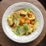 Chicken with Butternut Squash and Bok Choy