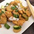 Spicy Chicken and Zucchini Stir Fry