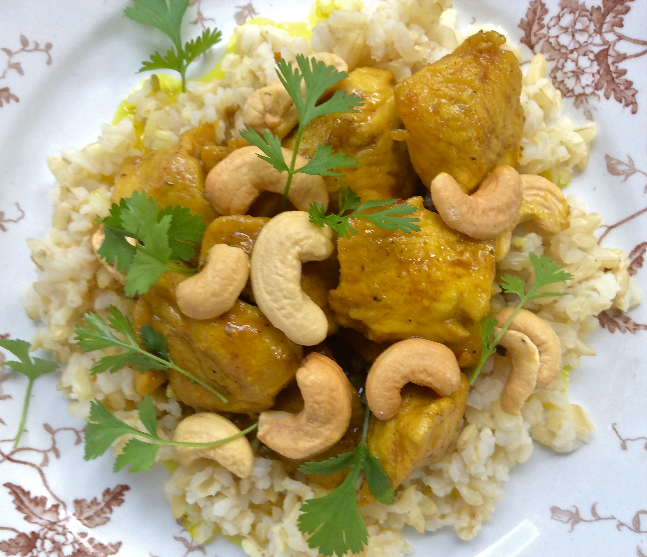 Curry Chicken and Cashews