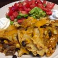 Skillet Steak Enchiladas