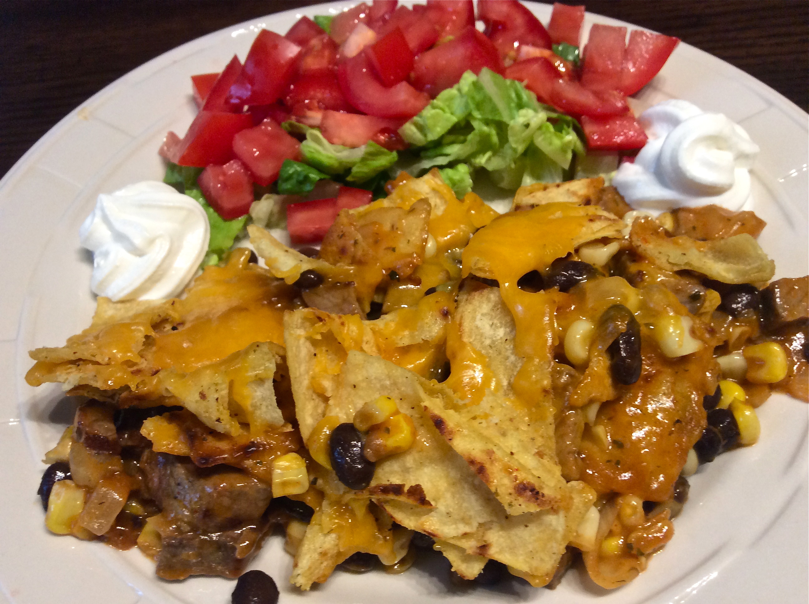 Skillet Steak Enchiladas