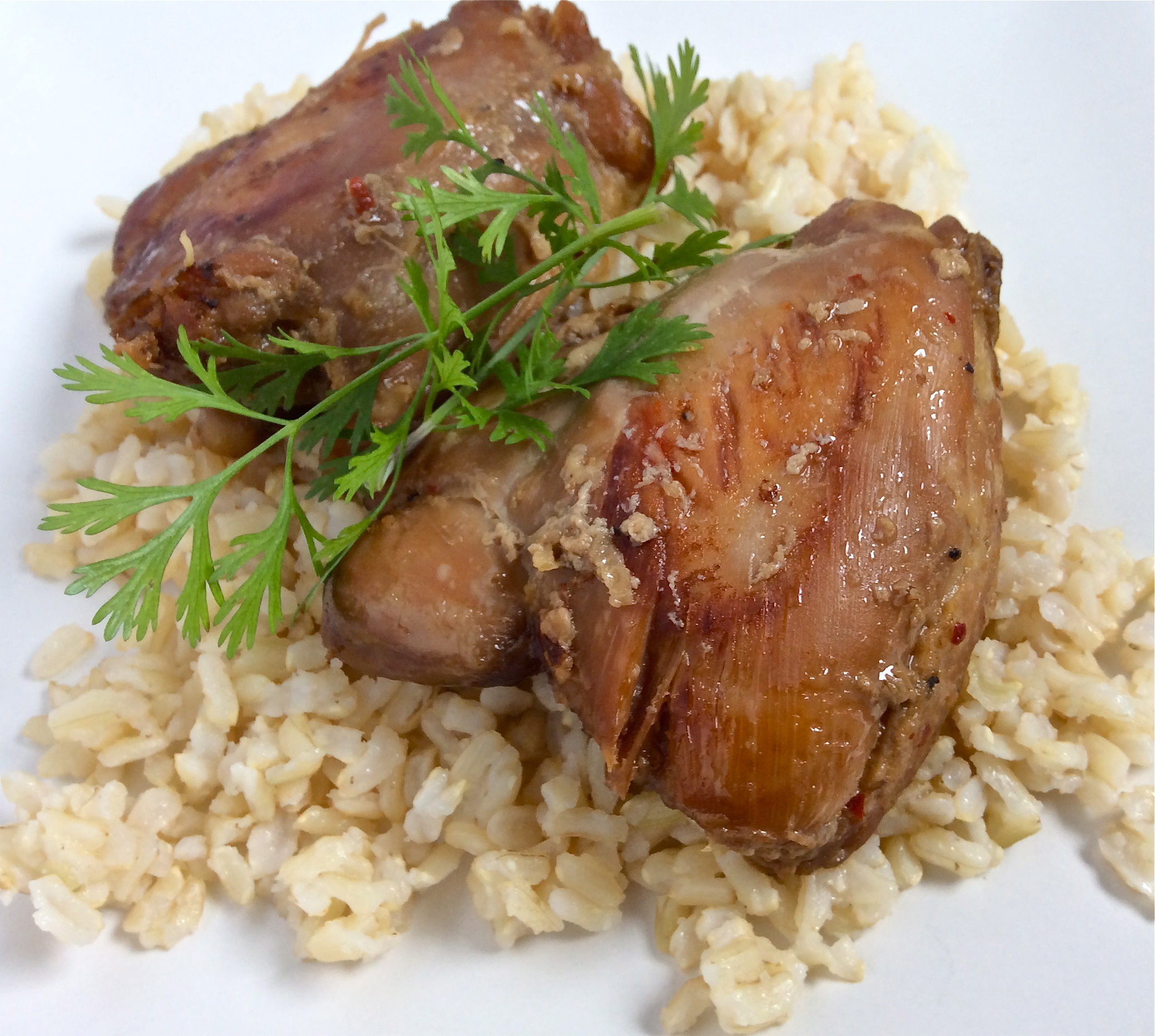 Bourbon Chicken Thighs