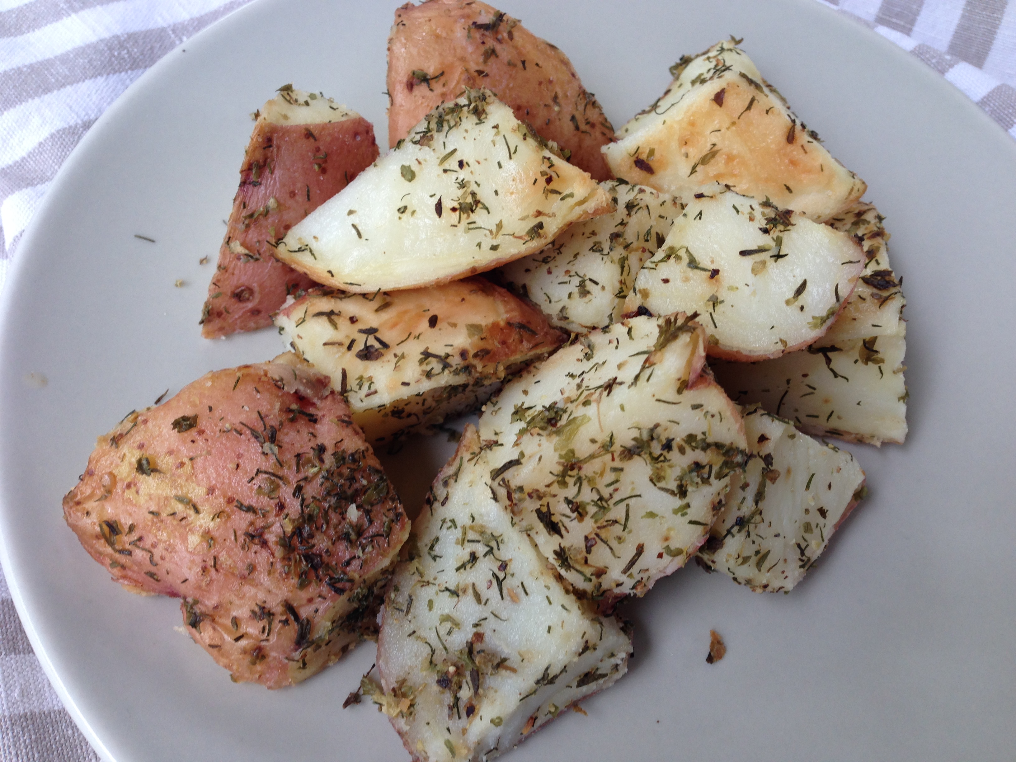 Oven Roasted Herbed Potatoes