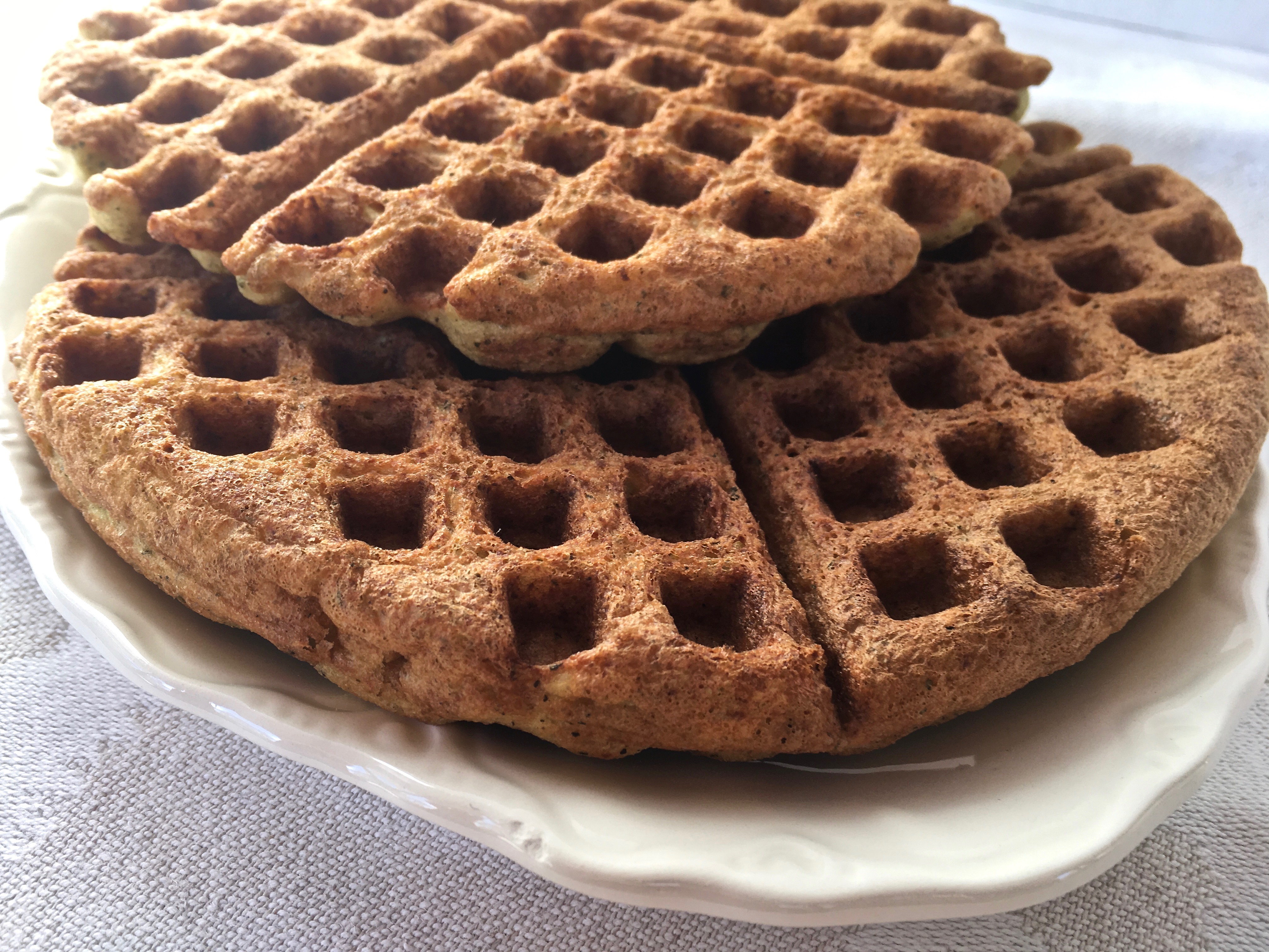 Savory Cauliflower Waffles