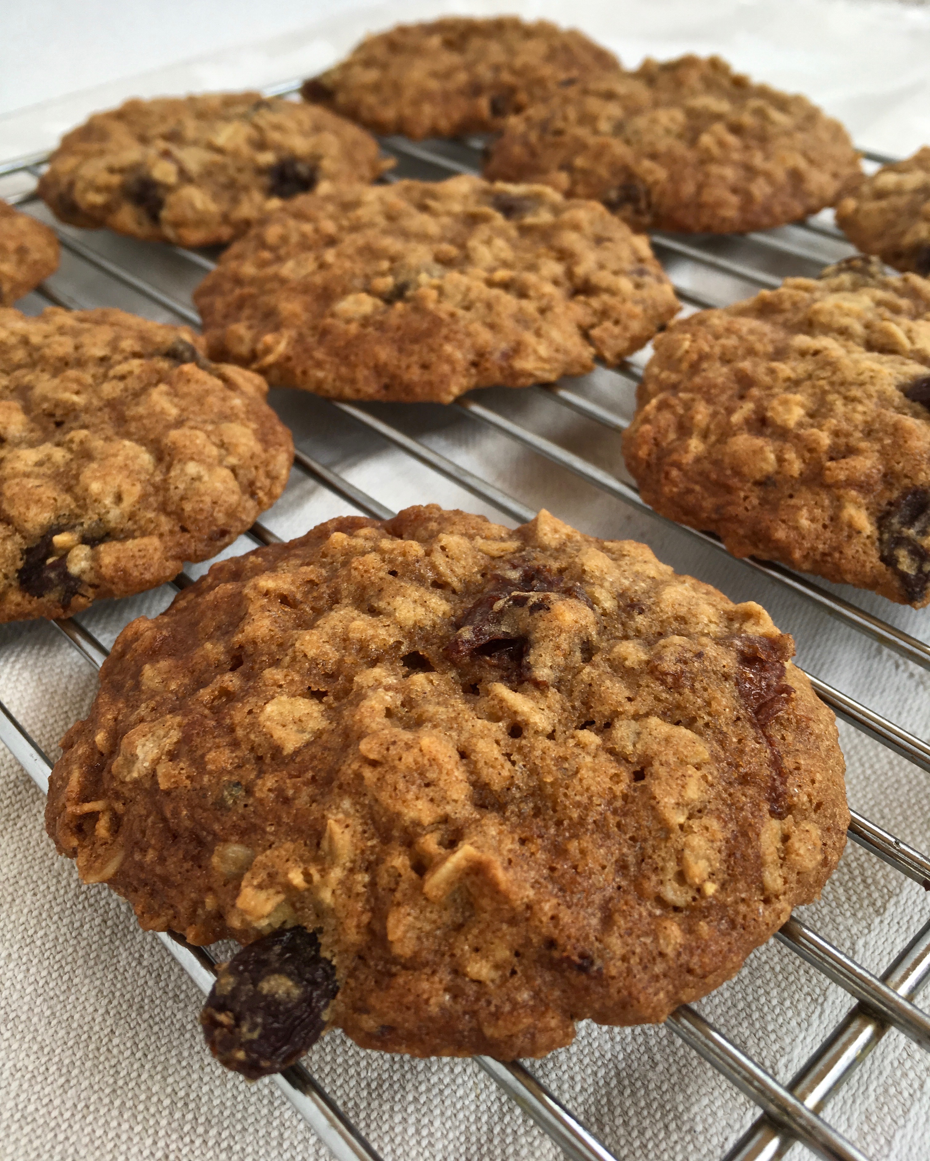 Gluten Free Oatmeal Raisin Cookies